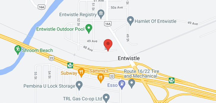 map of 4931 48 Avenue